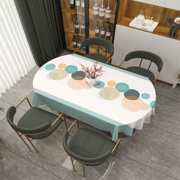 Nappe de Table Ovale en PVC Nelya – Nappe Transparente
